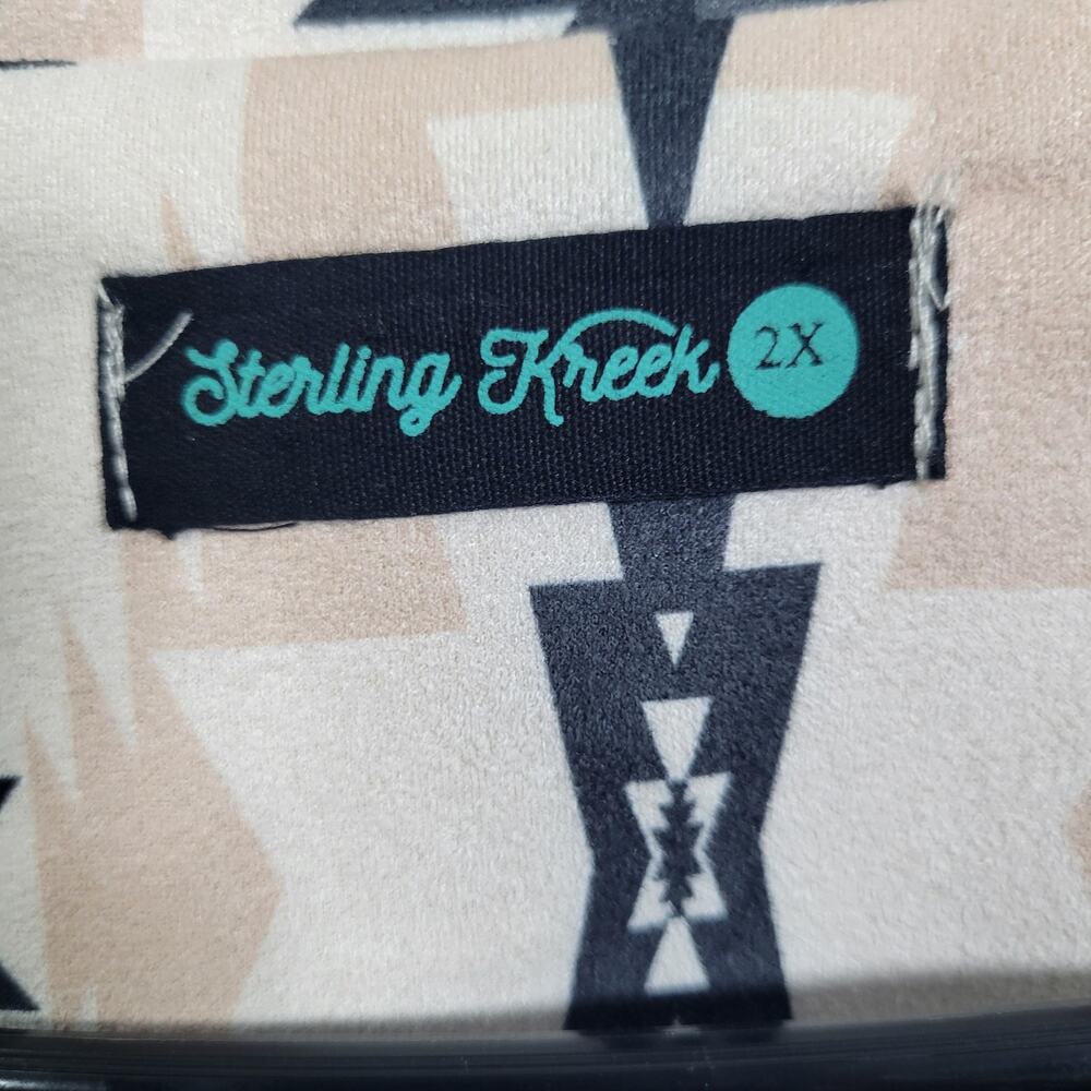 Sterling Kreek Western Wear Coat Featuring Southwestern Aztec Pattern Size 2X - Picture 4 of 8